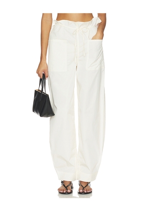 EAVES Syra Pant in Ivory. Size XXS. Also in XS, S, M, L, XL.