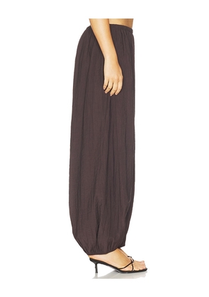 Geel Eliot Pant in Chocolate. Size S. Also in XS, M, L.
