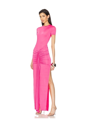 Mother of All Viola T-shirt Jersey Dress in Pink. Size M. Also in S, L.