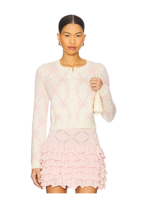 LoveShackFancy Veronika Cardigan in Rose. Size XS. Also in S.