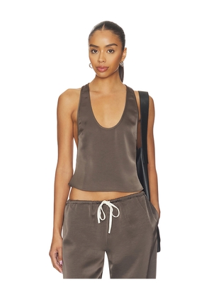 LIONESS Bare Cami in Chocolate. Size S. Also in M, L, XXL.