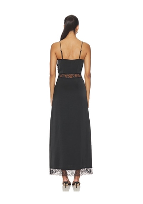 LIONESS She Maxi Dress in Black. Size S. Also in XXS, XS, M, L.
