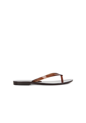 Madewell x Melissa Jelly Thong Flip Flop in Cognac. Size 5. Also in 6, 7, 8, 9, 10.