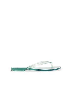 Madewell x Melissa Jelly Thong Flip Flop in Green. Size 6. Also in 7, 8, 9, 10.