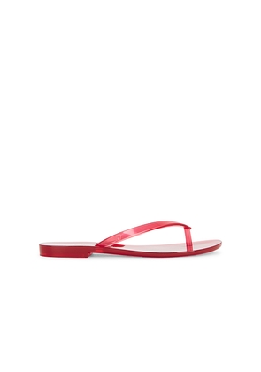 Madewell x Melissa Jelly Thong Flip Flop in Red. Size 5. Also in 6, 7, 8, 9.