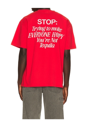 Los Sundays The Happy Tee in Red. Size S. Also in M, L.