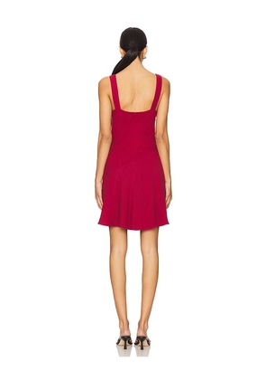 SOVERE Bella Mini Dress in Red. Size M. Also in S, L.