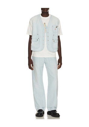 President's Taka Vest in Blue. Size M. Also in S, L.