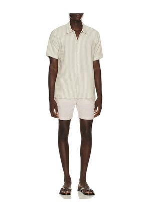 SAMSOE SAMSOE Avan Jx Shirt in Neutral. Size S. Also in L, XL/1X.