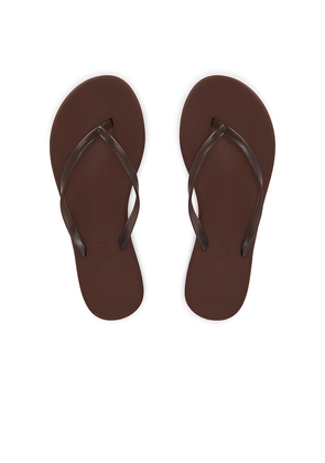 TKEES Aqua Flip Flops in Brown. Size 5. Also in 6, 7, 8, 9, 10, 11.