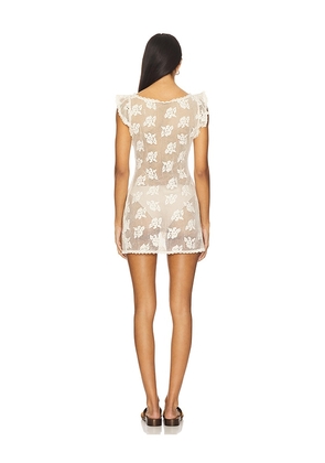 With Jean Elouise Dress in Cream. Size L. Also in XXS, XS, M, XL.