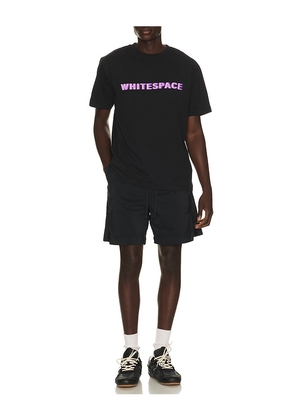 Whitespace Premium Graphic Tee in Black. Size S. Also in M, L, XL/1X, XXL/2X.