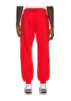 Whitespace Travel Pants in Red. Size S. Also in M, L, XL/1X, XXL/2X.