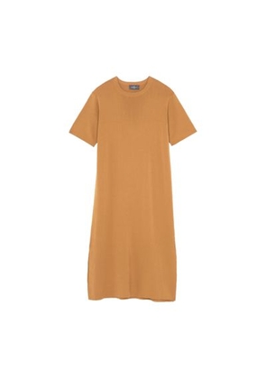 Knitted midi t-shirt dress