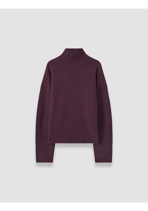 Luxe Cashmere High Neck Jumper - S