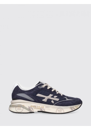 PREMIATA Low-Top Sneakers in Calfskin and Nylon with Applied Logo
