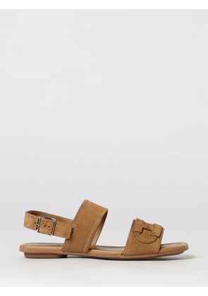 HOGAN Heeled Sandal Woman color Brown