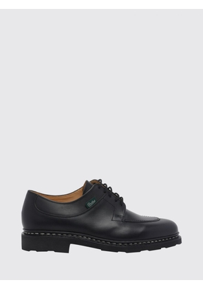 PARABOOT Smooth Calf Leather Derby Shoes with Notched Sole