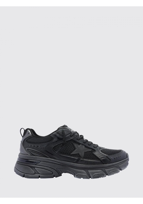 GOLDEN GOOSE Lightstar Low-Top Sneakers in Calfskin and Mesh