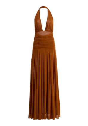 STAUD Alessandra Pleated Maxi Dress - Moda Operandi