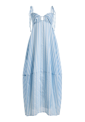 SIMKHAI Melly Yarn-Dyed Midi Dress - Moda Operandi