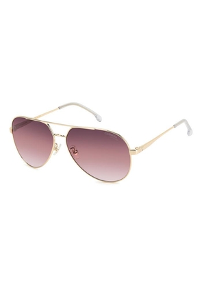 Carrera Burgundy Shaded Pink Pilot Ladies Sunglasses CARRERA 3005/S 0NOA/UQ 63