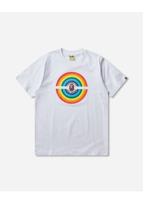 Men s Ranbow Logo Busy Works T-Shirt White