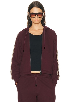Burberry Harper Jacket in Vineyard Red - Burgundy. Size XS (also in M, L).