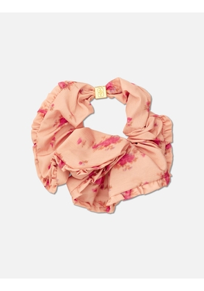 Scrunchie Printed Fluid Taffeta
