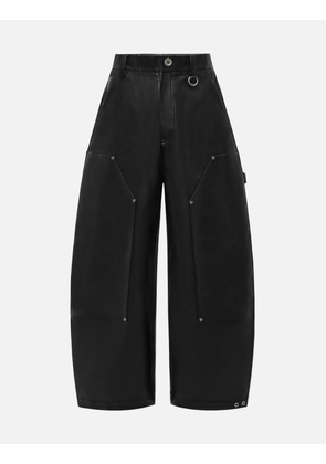 Reset Faux Leather Wide-Leg Trousers