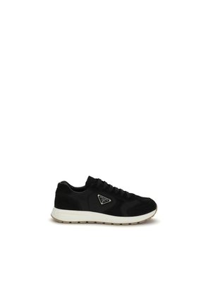 Prada Black Recycled Polyamide Athletic Sneakers - EU39.5/US6.5
