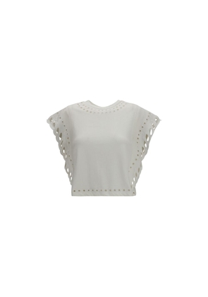 Marant Etoile White Cotton T-Shirt - M