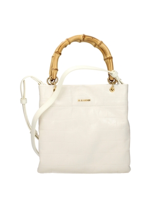 Jil Sander Beige Leather Handbag