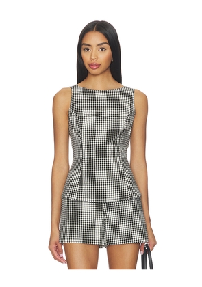 Elodie the Label Birdie Top in Black,White. Size S. Also in XS.