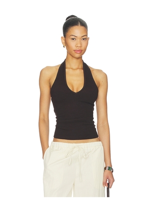 Citizens of Humanity Thea Halter Top in Chocolate. Size M. Also in XS, S, L, XL.
