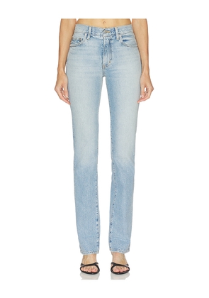 Eterne Chloe Straight Jean in Blue. Size 24. Also in 25, 26, 28, 29.