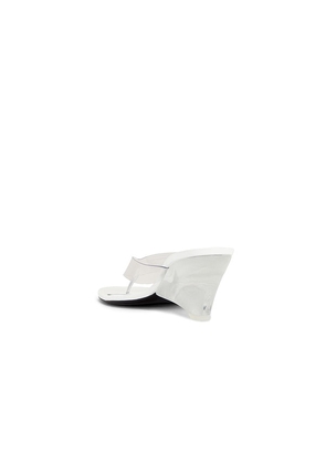 Coperni Lift Flip Flop Sandal in White. Size 37. Also in 36, 38, 40, 41.