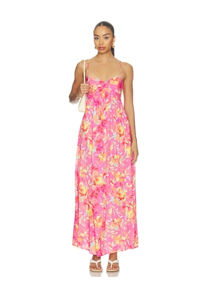 BEACH RIOT Juliette Dress in Fuchsia. Size XS. Also in S, M, L, XL.