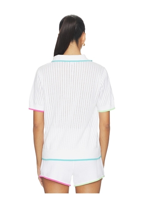 BEACH RIOT Sia Top in White. Size XS. Also in S, M, L.
