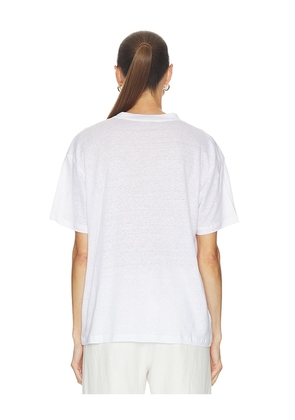 ANINE BING Cade Tee in White. Size XS. Also in M.