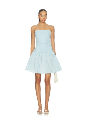 By Malene Birger Marcia Mini Dress in Baby Blue. Size XS. Also in S, M, L.