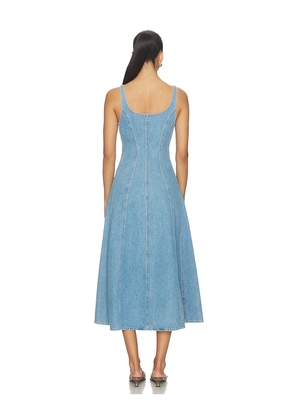 Citizens of Humanity Noa Seamed Dress in Blue. Size 0. Also in 2, 6, 8, 10, 12, 14.