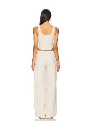 Free People x FP Movement For The Win Set in Light Grey. Size M. Also in L, XL.