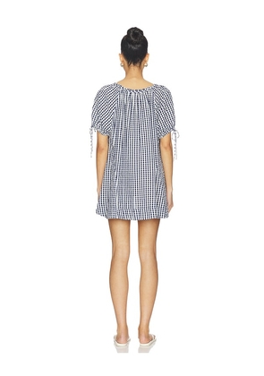 Free People Farley Gingham Dress in Navy. Size XS. Also in L, M, S, XL.