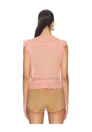 Free People Day Dreamer Top in Pink. Size XS. Also in L, M, S, XL.