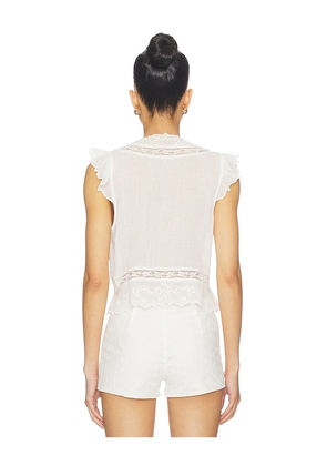 Free People Day Dreamer Top in Ivory. Size S. Also in L, M, XL, XS.