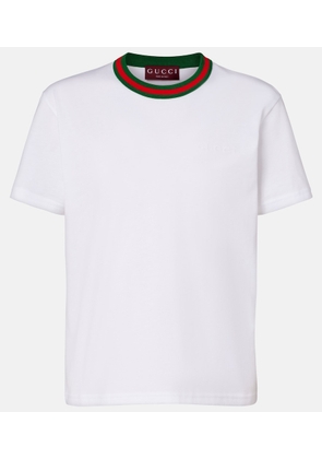 Gucci Webstripe cotton jersey T-shirt
