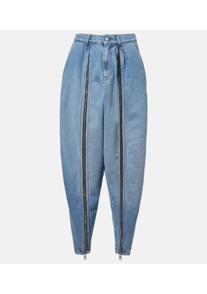 Coperni Front-slit balloon jeans