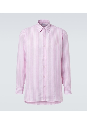 Charvet Striped linen shirt