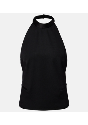 McQueen Satin top